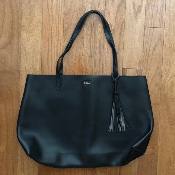 Bebe Bags Black Tote Bag By Bebe Brand New Poshmark Bebe Bags Black Tote Bag By Bebe Brand New Poshmark